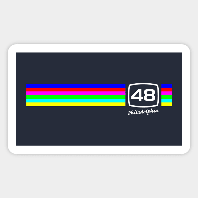 Channel 48 - Philadelphia Sticker by GloopTrekker